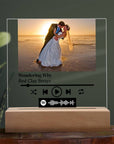 Personalized Song Plaque | Wedding Song Photo Plaque