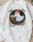 Ghost Bike Halloween T-Shirt - Sweatshirt - Mug