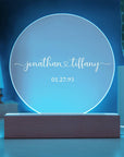 Wedding Gift | Personalized Night Light - Home Decor - Engagement Gift - Newlywed Gift - Wedding Favors -