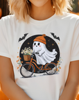 Ghost Bike Halloween T-Shirt - Sweatshirt - Mug