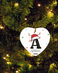 Personalized Initial Christmas Ornament