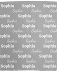 Personalized Fleece Blanket - Name Blanket | Great Christmas Gift