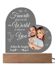 Personalized Next to You Acrylic Plaque | Couple Gift