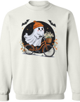 Ghost Bike Halloween T-Shirt - Sweatshirt - Mug