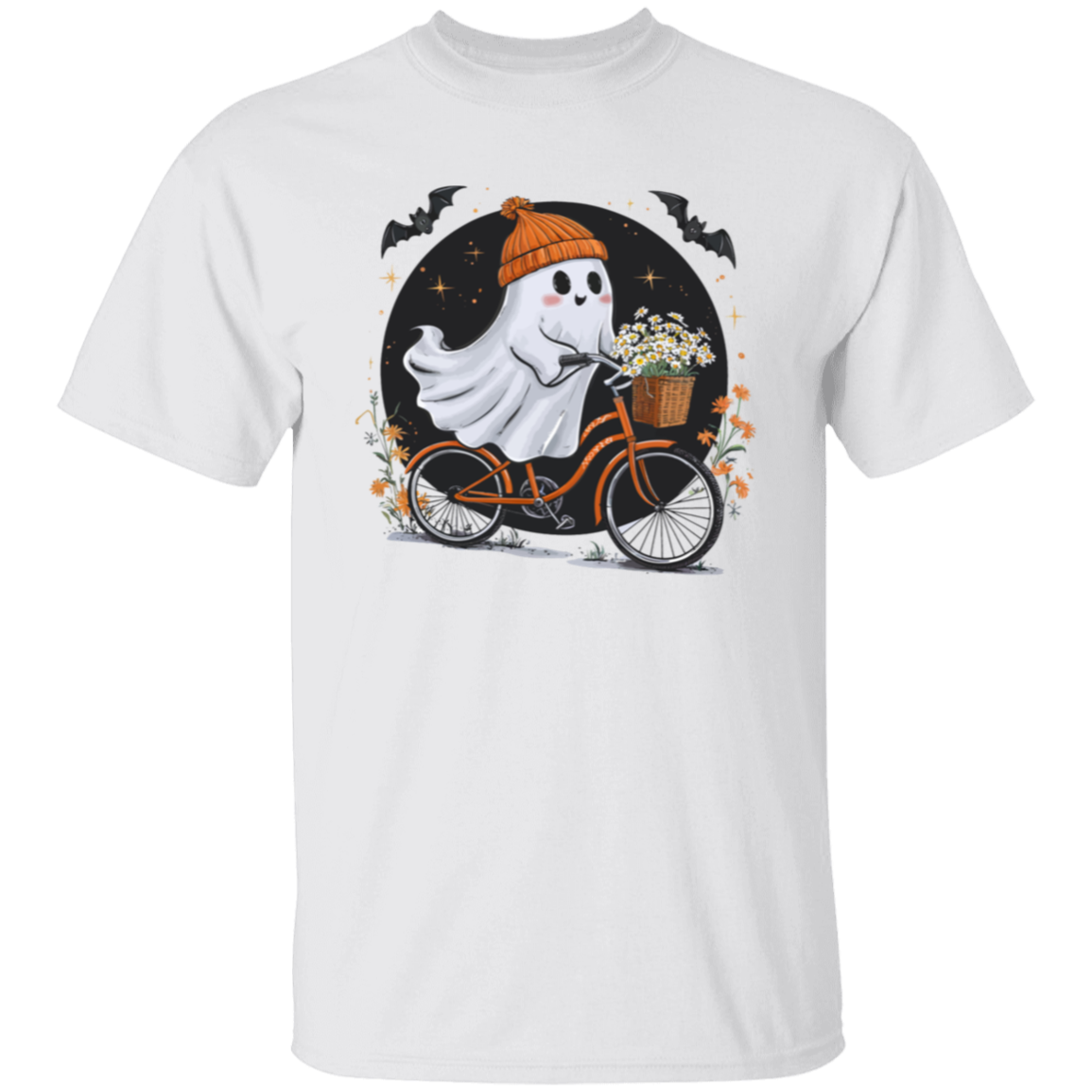 Ghost Bike Halloween T-Shirt - Sweatshirt - Mug