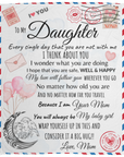 To My Daughter Blanket | Cozy Fleece Blanket