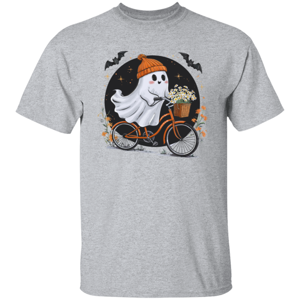 Ghost Bike Halloween T-Shirt - Sweatshirt - Mug