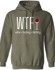 WTF wine family turkey Thanksgiving Shirt