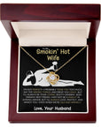 “Smokin' Hot Wife” Love Knot Necklace – A Playful and Romantic Gift