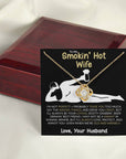 “Smokin' Hot Wife” Love Knot Necklace – A Playful and Romantic Gift