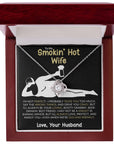 “Smokin' Hot Wife” Love Knot Necklace – A Playful and Romantic Gift