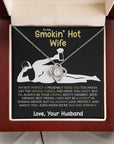 “Smokin' Hot Wife” Love Knot Necklace – A Playful and Romantic Gift