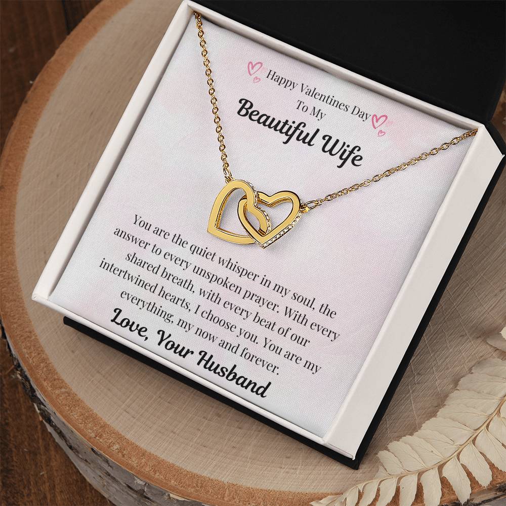 My Everything, Forever Love Necklace - Valentine's Day Message Card Necklace