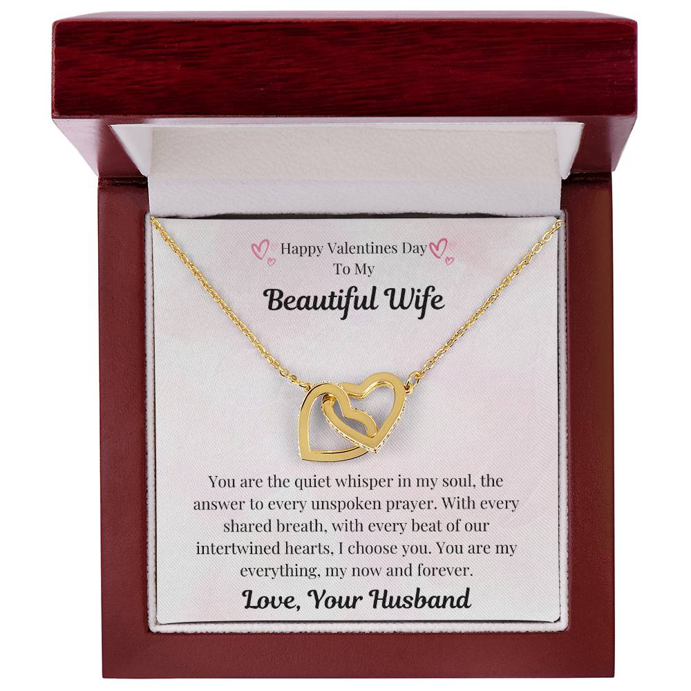 My Everything, Forever Love Necklace - Valentine's Day Message Card Necklace