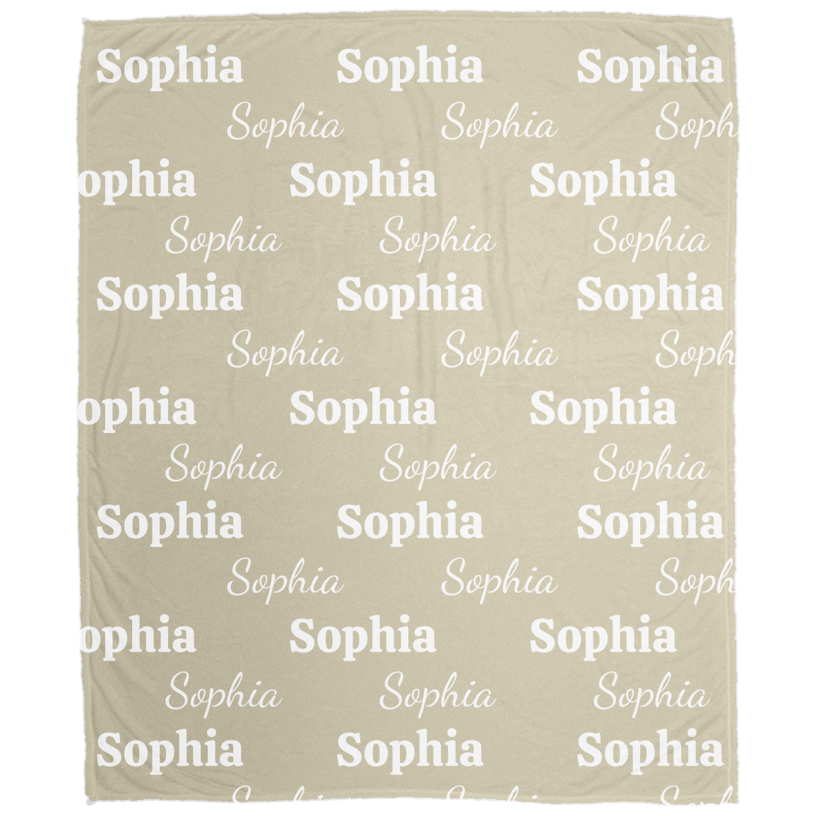 Personalized Fleece Blanket - Name Blanket | Great Christmas Gift