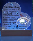 Personalized Memorial Plaque - No One Misses You As Much As Me