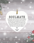 Personalized Soulmate Heart Ornament