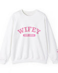 Personalized Wifey Crewneck Sweatshirt