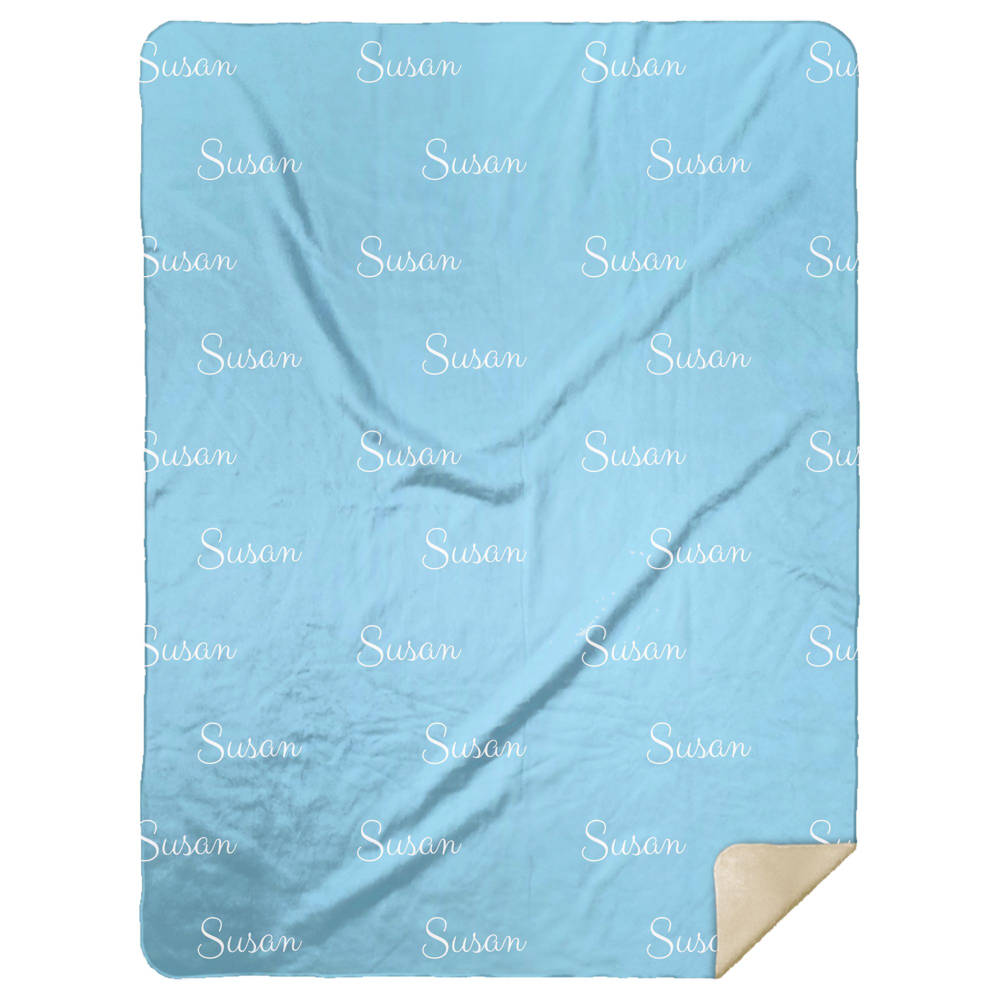 Personalized Name Blanket - Sherpa Name Blanket